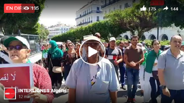 En direct La marche des étudiants à Alger pour le 21 ème Mardi