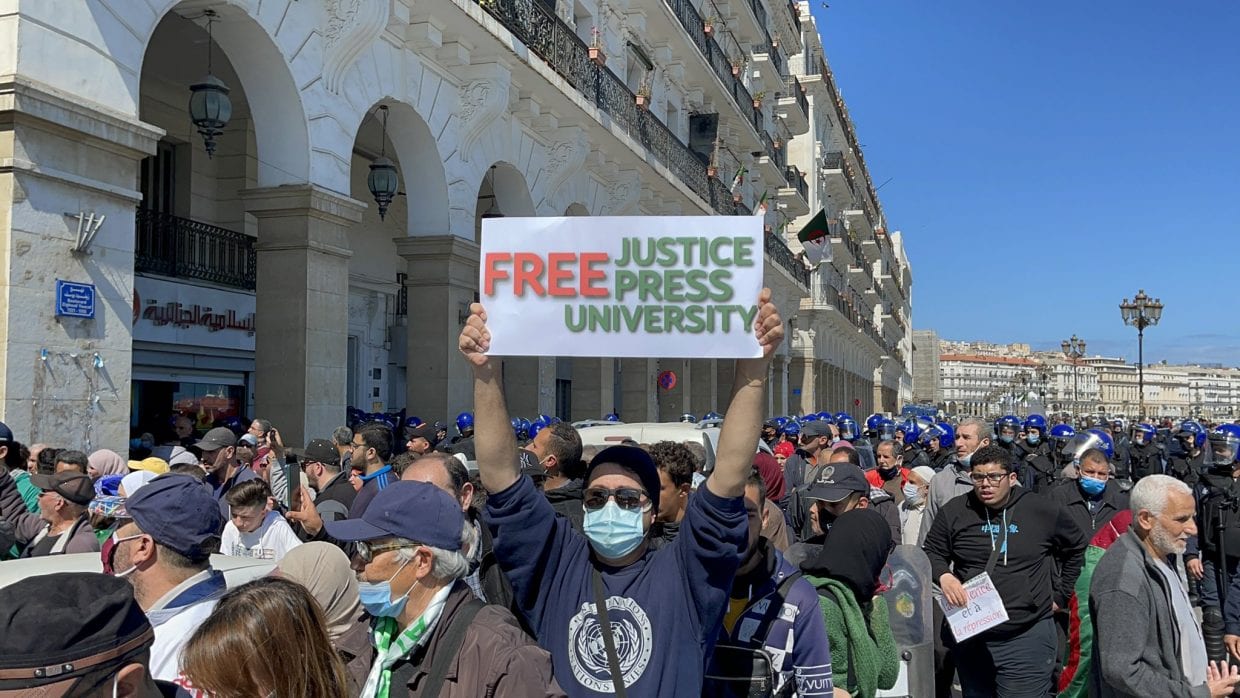 108e mardi du Hirak estudiantin Forte mobilisation à Alger Algerie360