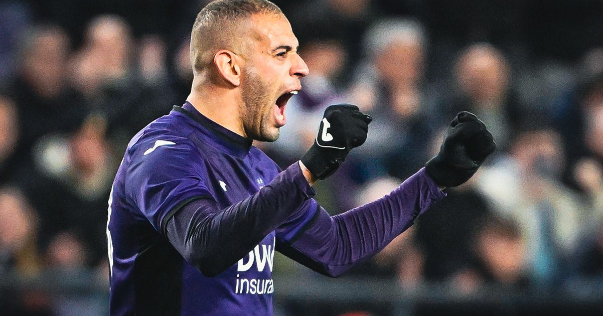 Belgique Slimani inscrit un doublé avec Anderlecht et redevient