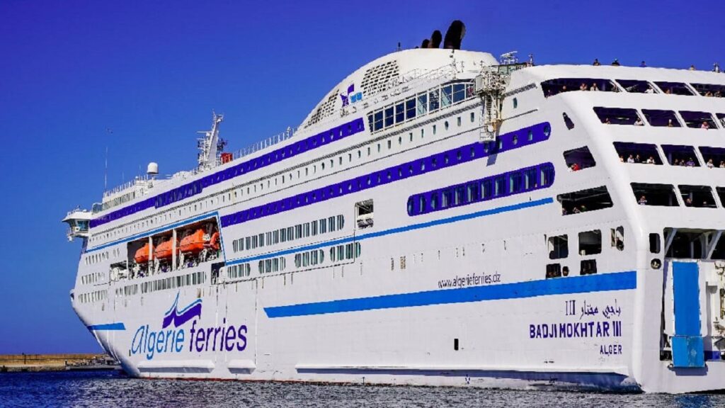 Afrique Traversées vers la France Algérie Ferries annonce des