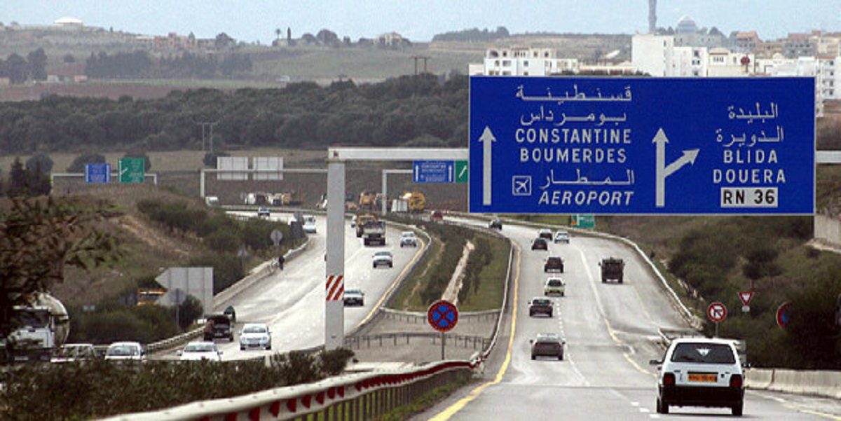 Alger : un important tronçon de l'autoroute est-ouest fermé à la ...