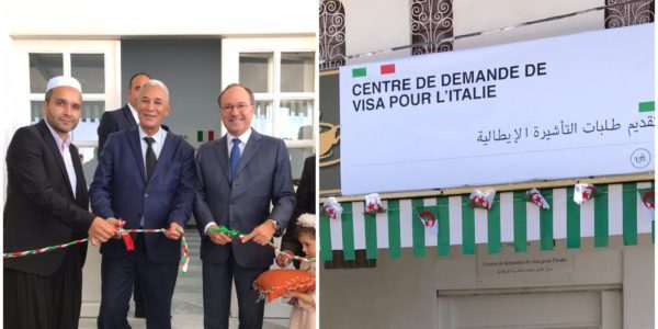 Visas Italie En Alg Rie Un Nouveau Centre VFS Ouvre Ses Portes   Nouveau Centre De Demande VISA Italie Ghardaia Algerie 600x300 