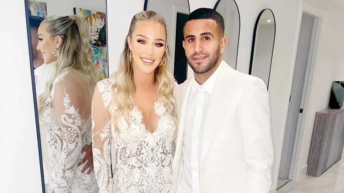 Mahrez et Taylor Ward se marient, une bague de 300 millions dévoilée