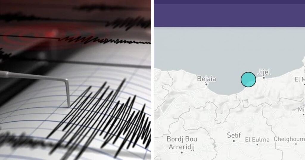 Tremblement de terre à Jijel : un séisme de magnitude 3.8 enregistré ce samedi 18 janvier