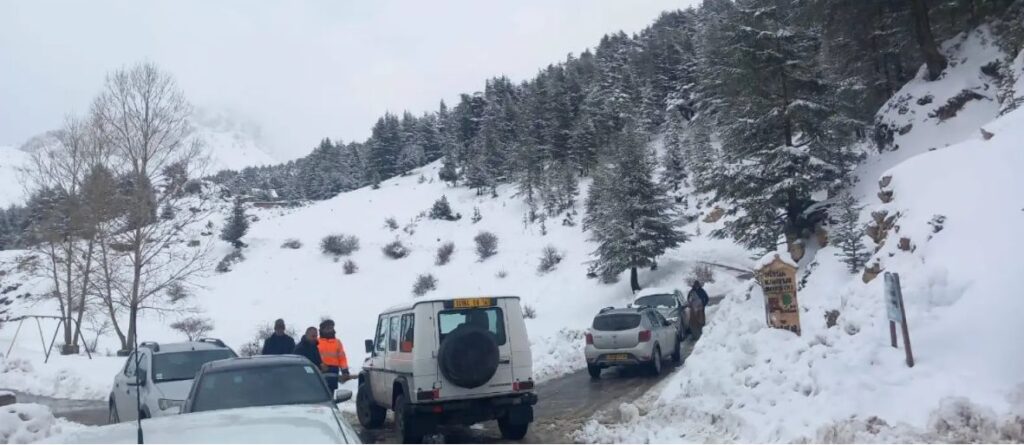 Fermeture de ces routes vers Tikjda à cause des fortes chutes de neige