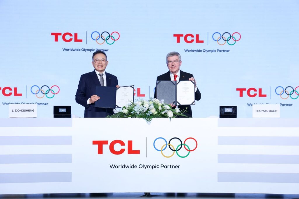 Le CIO et TCL annoncent un partenariat TOP mondial à long terme jusqu’en 2032